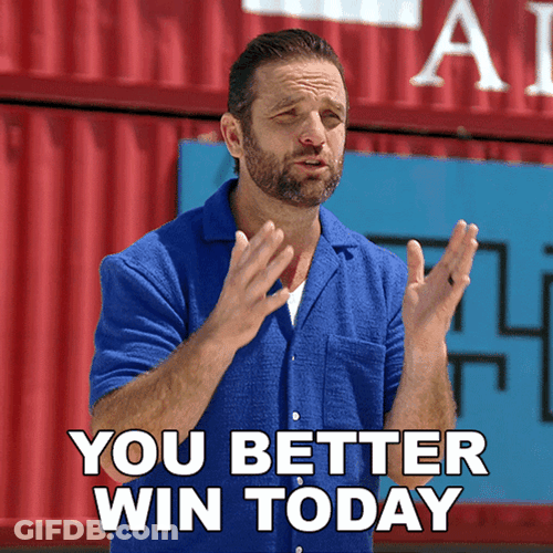 Tj Lavin You Better Win Today GIF