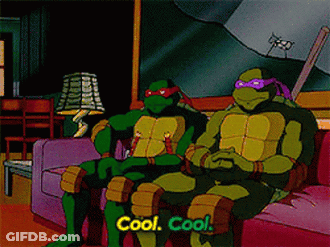 TMNT Raphael Donatello Cool GIF