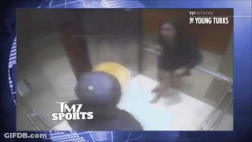 TNT Young Turks Man In Elevator GIF