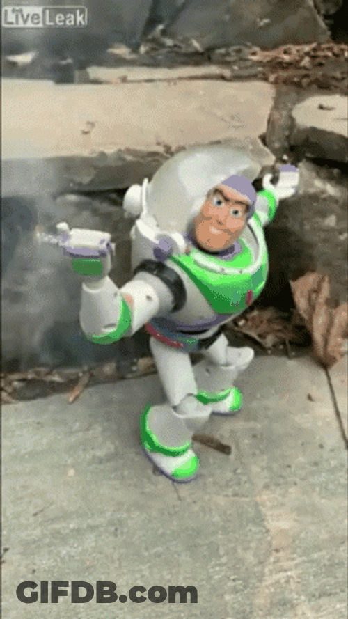 To Infinity And Beyond Buzz Lightyear GIF