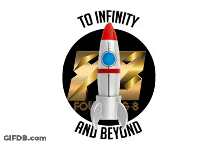 To Infinity And Beyond Rocket Ship GIF