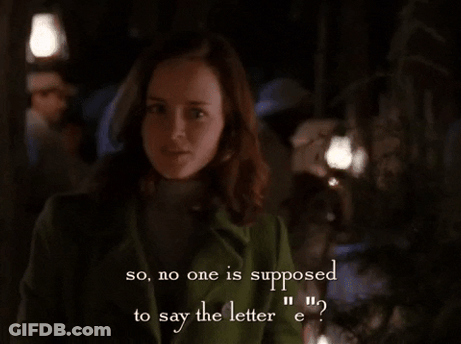 To Say The Letter E GIF
