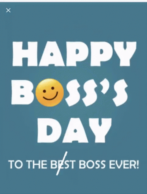 To The Best Happy Bosses Day GIF