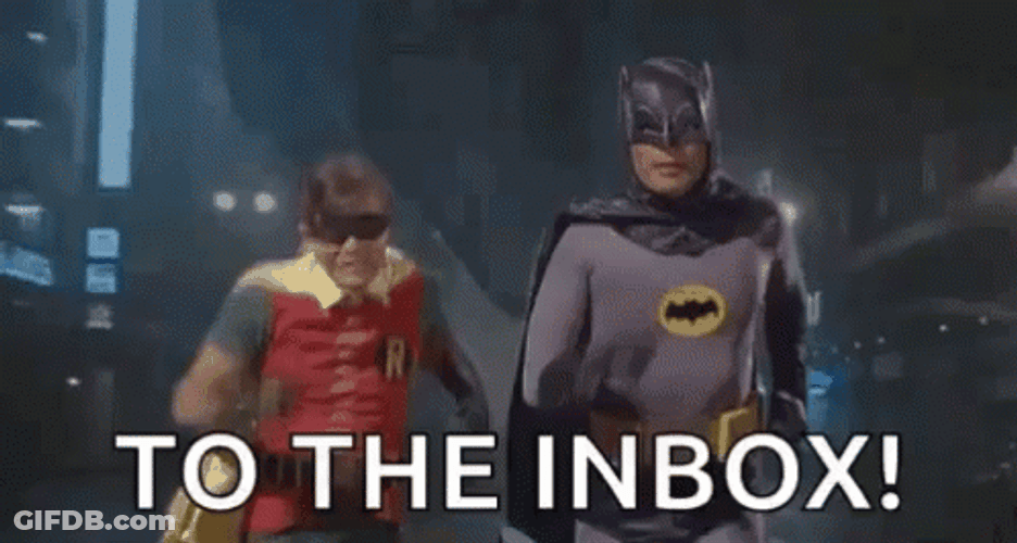 To The Inbox Email Batman Robin GIF
