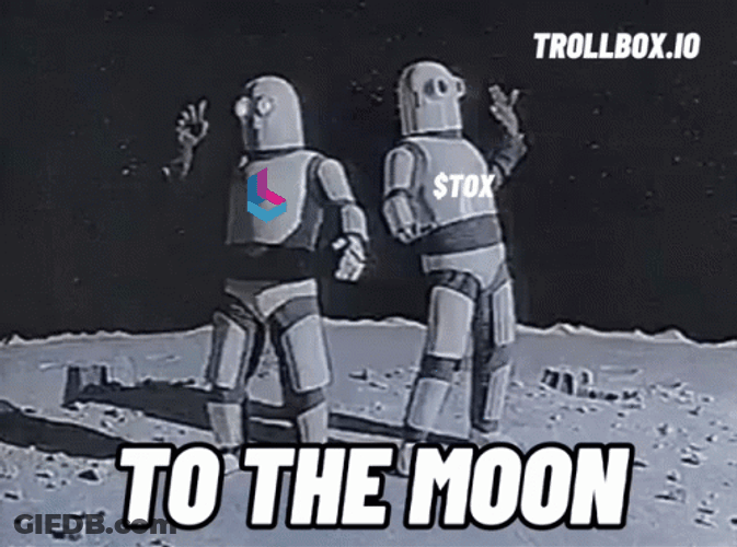 To The Moon Crackrock Token GIF