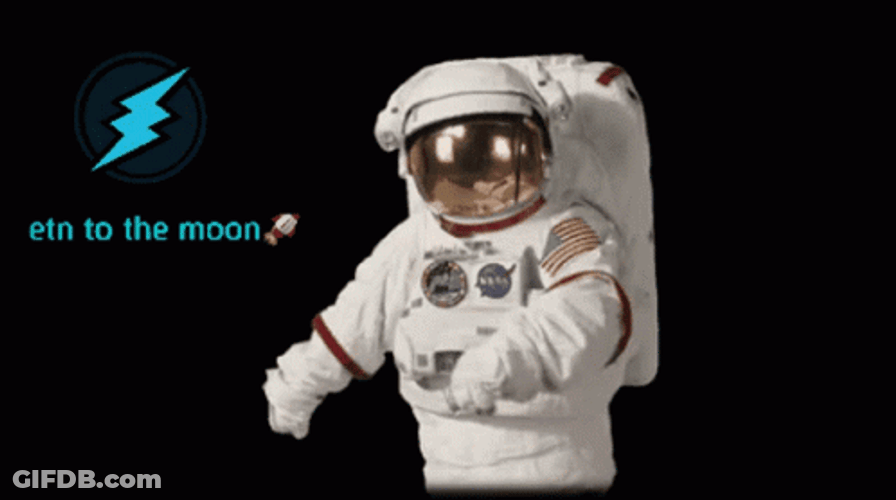 To The Moon Electroneum GIF