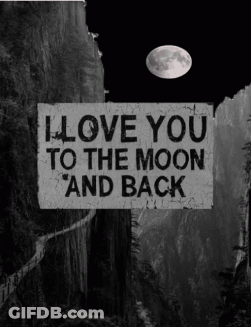 To The Moon Lunar Eclipse GIF
