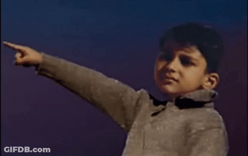 To The Moon Raj Koothrappali Pointing The Moon GIF