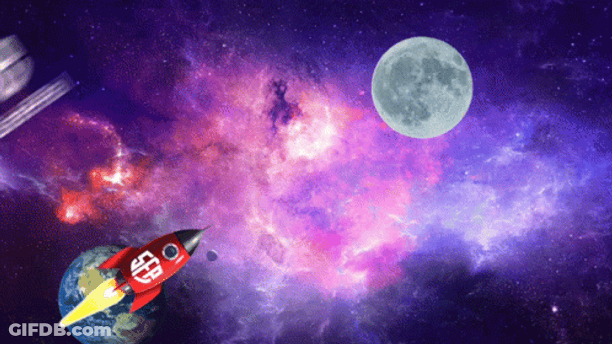To The SafePal Red Rocket GIF