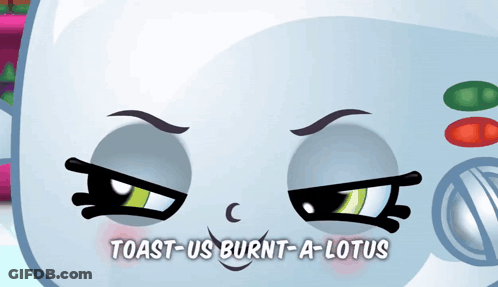 Toast-Us Burnt-A-Lotus Cartoon GIF