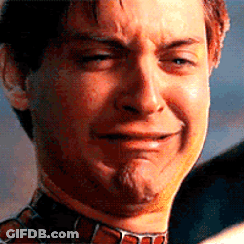 Tobey Maguire Crying GIF
