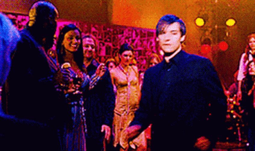 Tobey Maguire Dance In Bar GIF