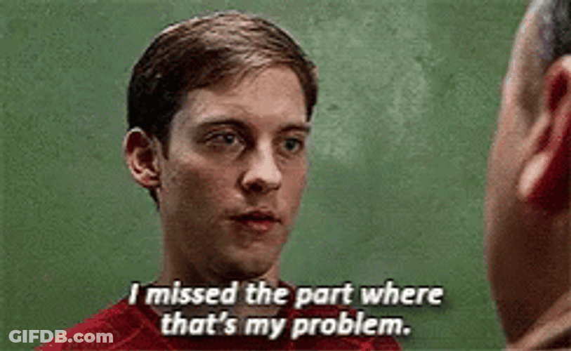 Tobey Maguire Talking Seriously GIF