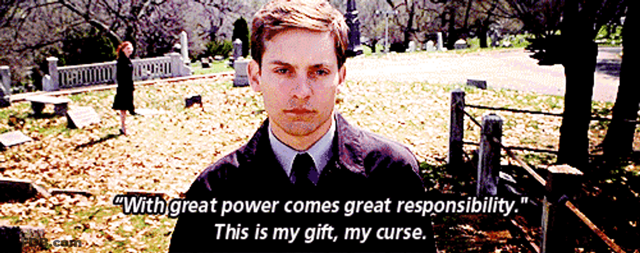 Tobey Maguire Walking Away GIF