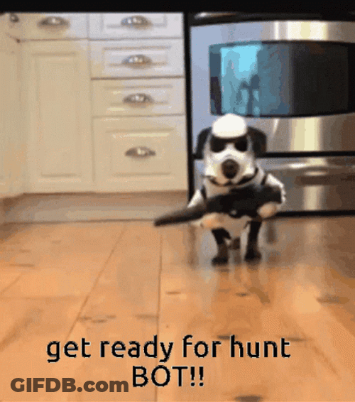 Tobias Hunting Dog Star Wars GIF
