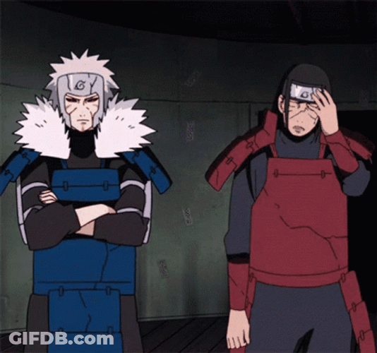 Tobirama And Hashirama Senju GIF