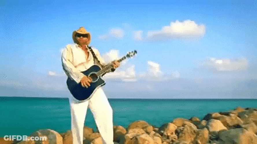 Toby Keith Beach Background GIF