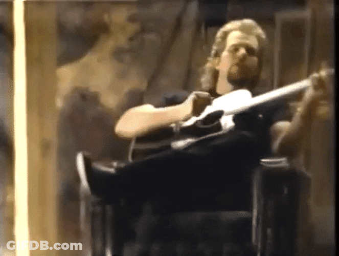 Toby Keith Chilling And Playing Guitar GIF
