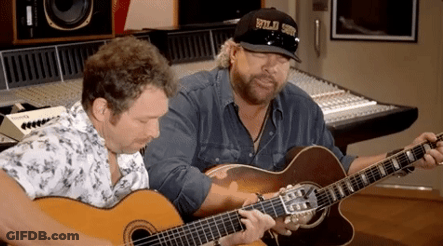 Toby Keith Partner Practice GIF
