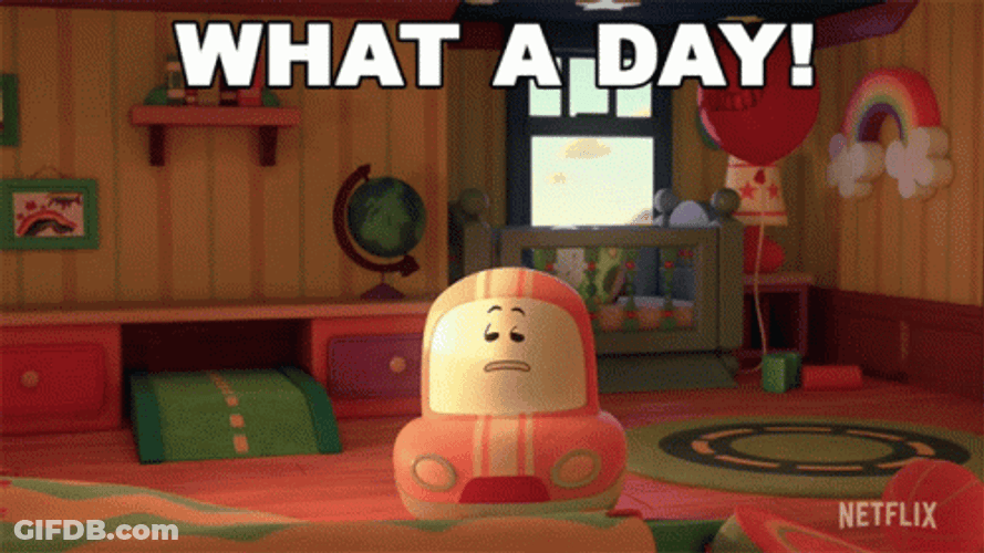 Today Drained Me Cory Carson Netflix GIF