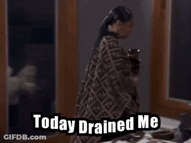 Today Drained Me Marlo Hampton GIF