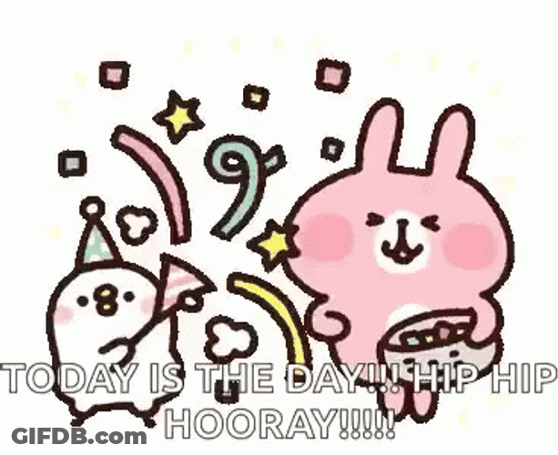 Today Is The Day Hip Hip Hooray GIF