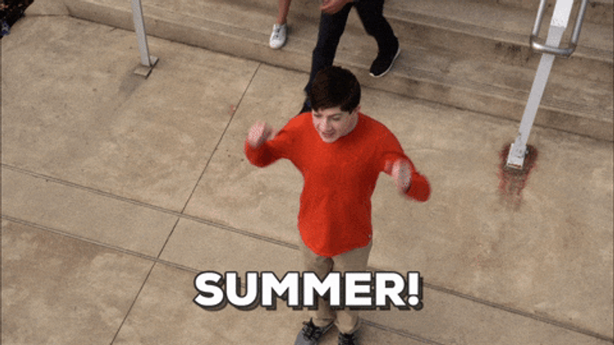 Today Is The Last Day Of School Hello July GIF