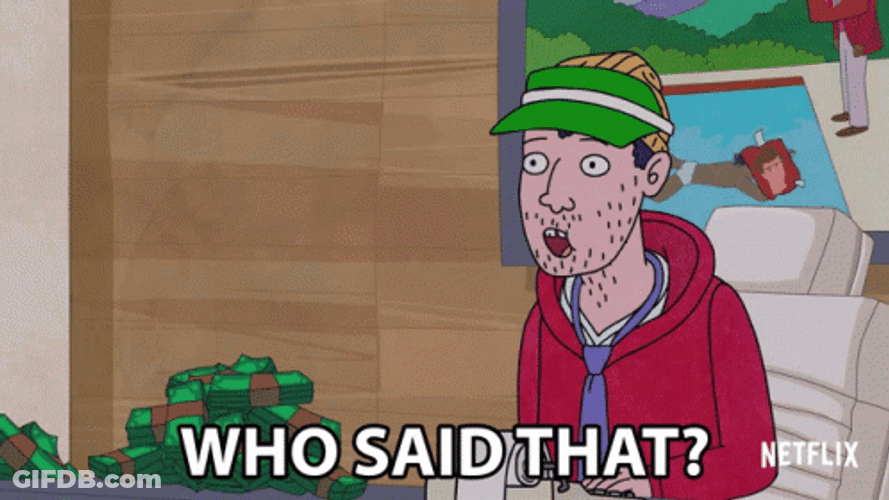 Todd Chavez On Red Jacket Who Said That GIF