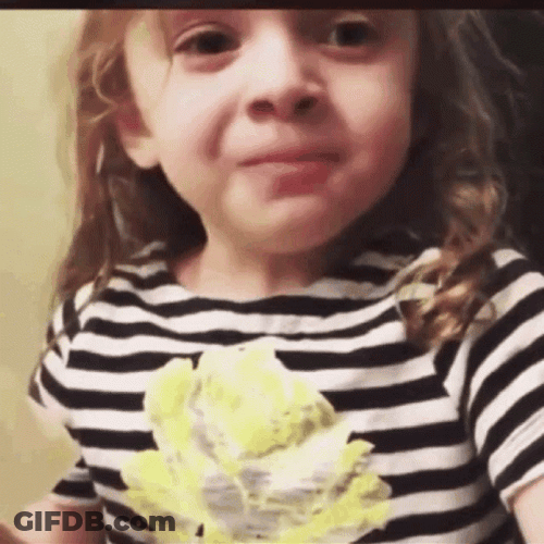 Toddler Gir Puking Swallow GIF