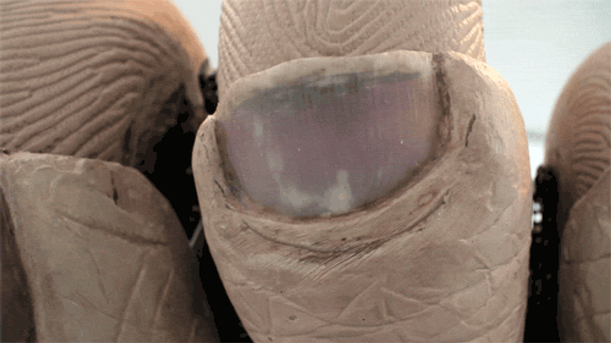 Toe Mud Contemporary Sculpture GIF