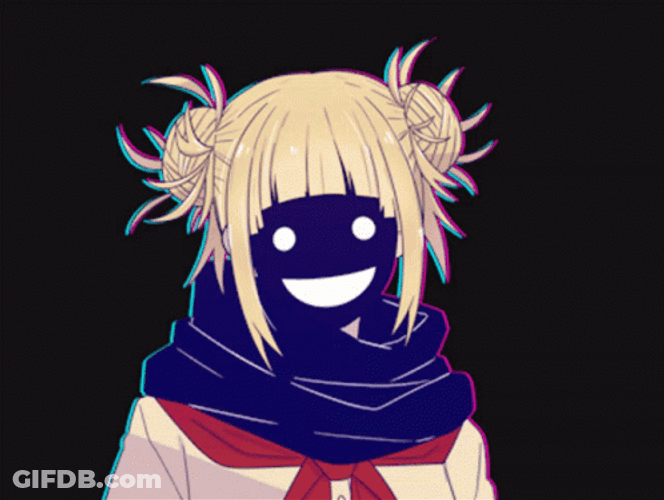 Toga Himiko From Dark To Light Transition GIF