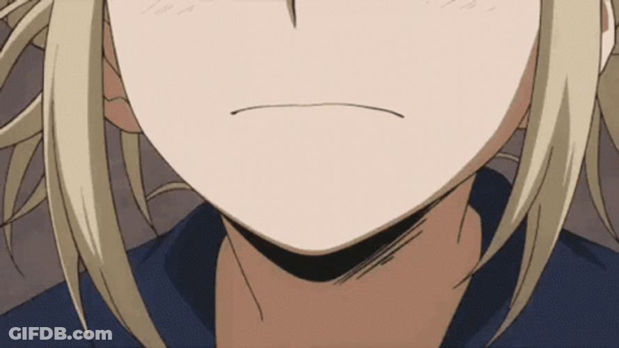 Toga Himiko MHA Crazy Face Background GIF