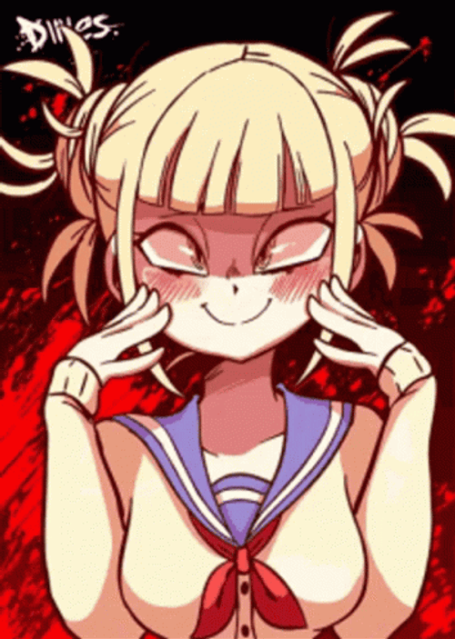 Toga Himiko MHA Fan Art Do You Love Me GIF