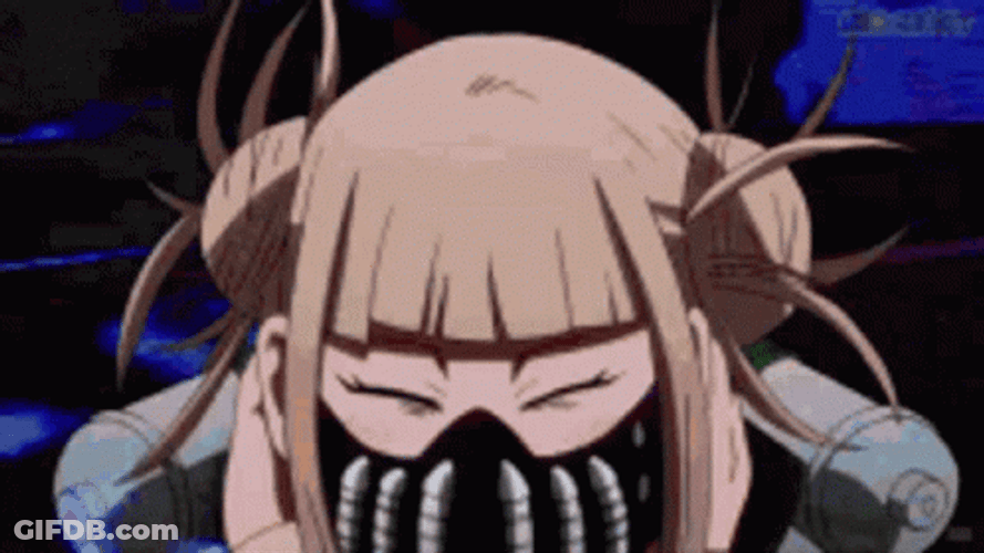 Toga Himiko MHA Masked Montage Edit GIF