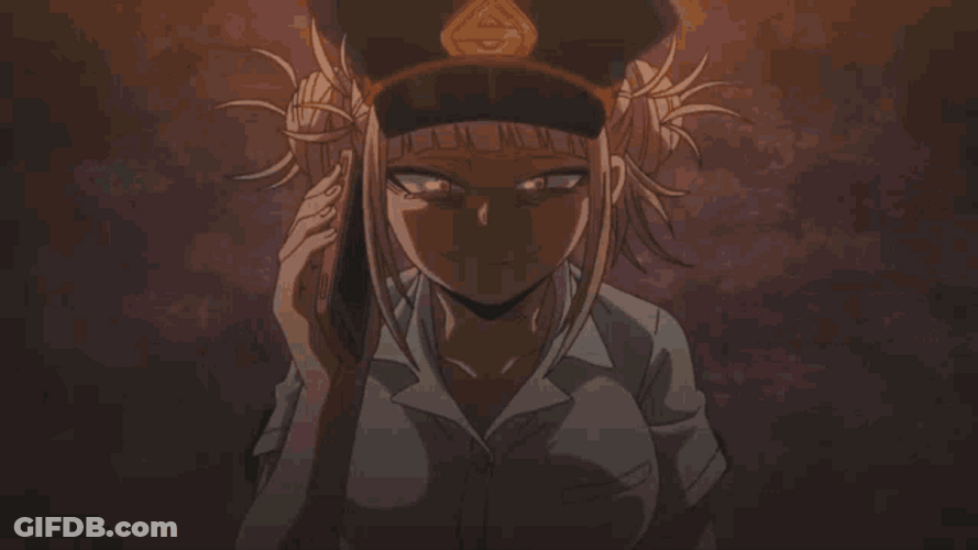 Toga Himiko MHA Talking On Phone GIF