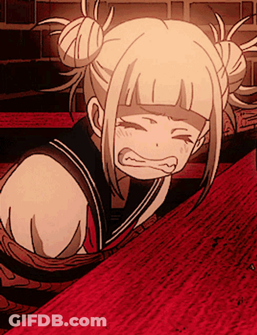 Toga Himiko MHA Tied Up Eek GIF