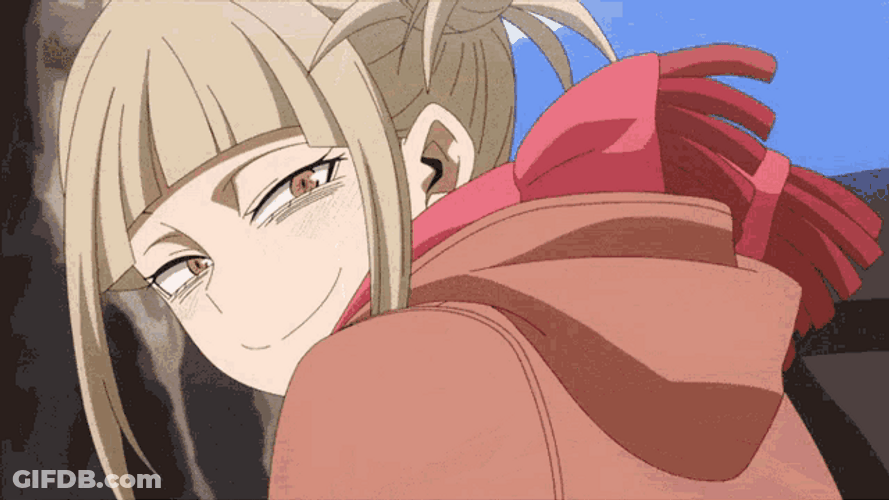 Toga Himiko MHA Villain Face Scary GIF