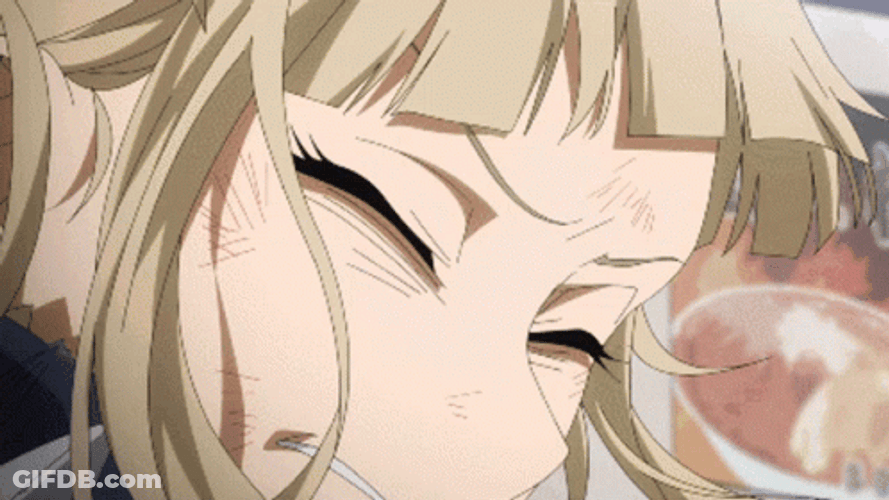 Toga Himiko Versus Five Enemies GIF