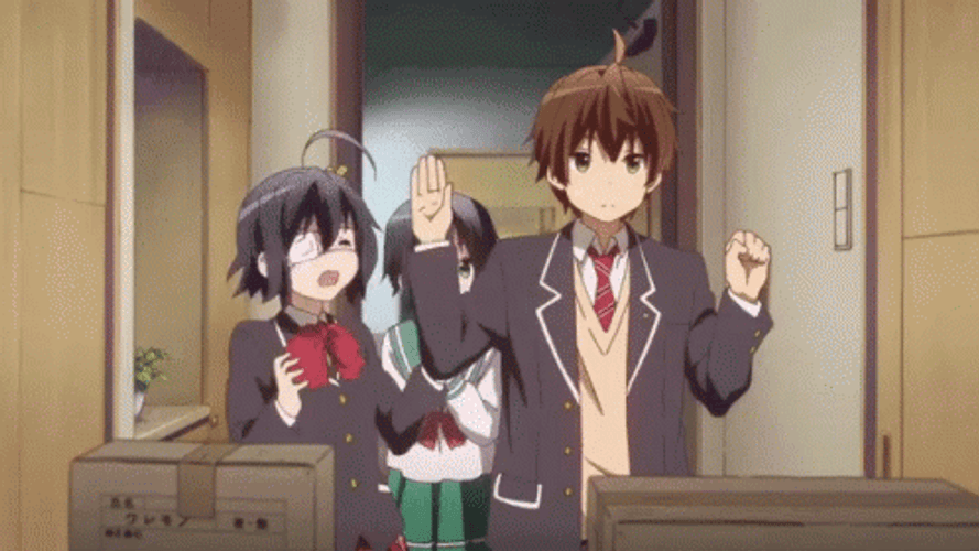 Togashi Yuuta Chop On GIF