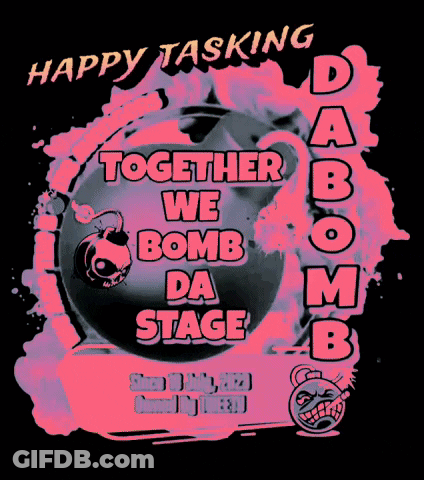 Together We Bomb Da Stage GIF