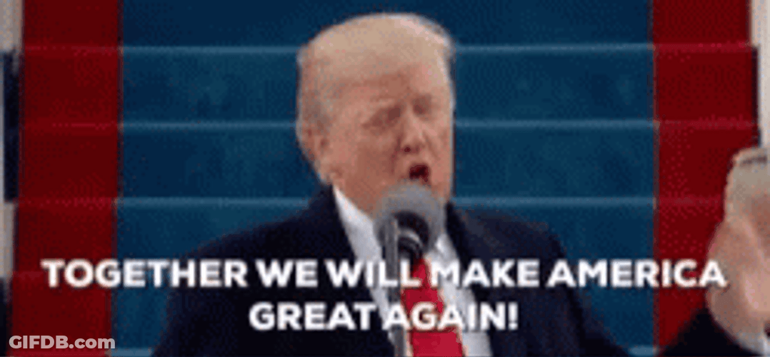 Together We're Getting The Band Back Together Trump GIF