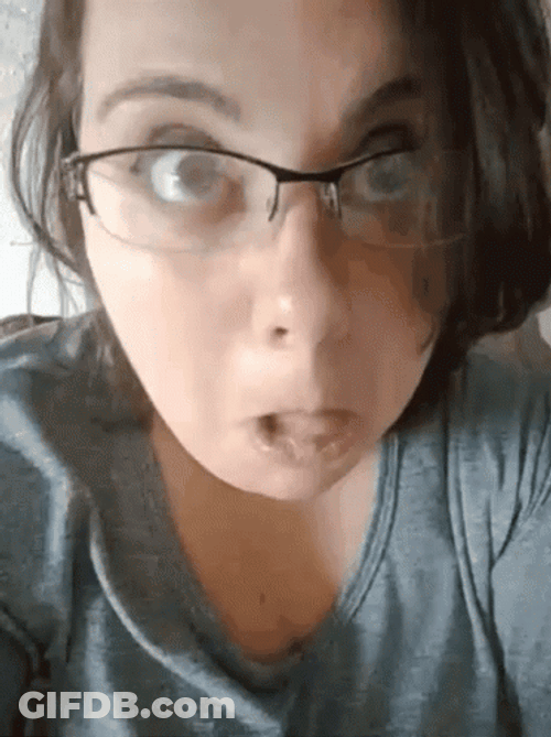 Togue Out Crazy Person GIF