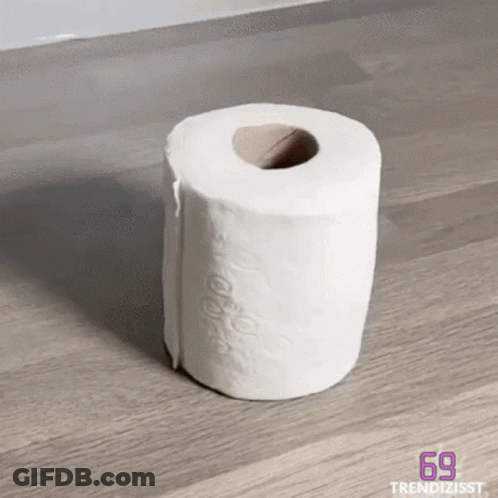 Toilet Paper Roll With Number 69 Trendzisst GIF