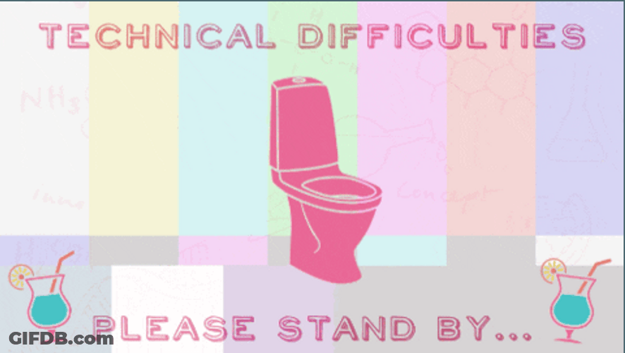 Toilet Technical Difficulties GIF
