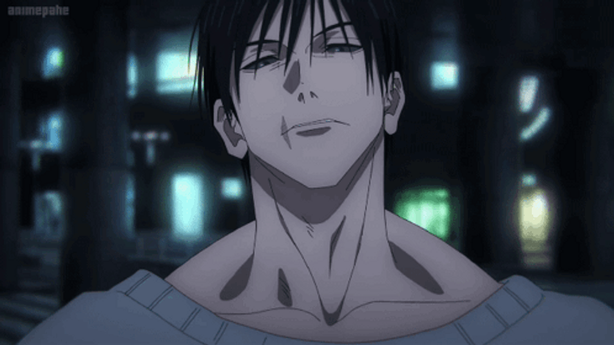 Toji Fushiguro Passive Reaction Blank Stare GIF