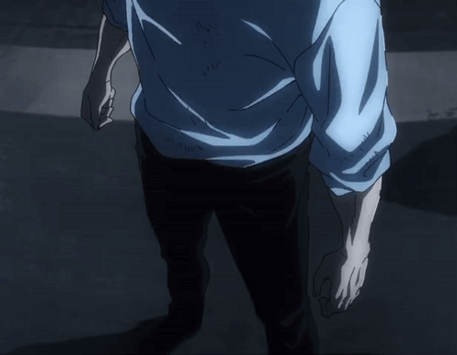 Toji Fushiguro Penetrating Gaze Jujutsu Kaisen GIF