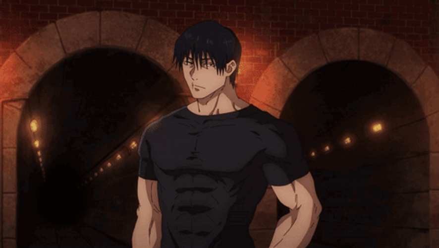 Toji Fushiguro Wicked Smile Jujutsu Kaisen GIF