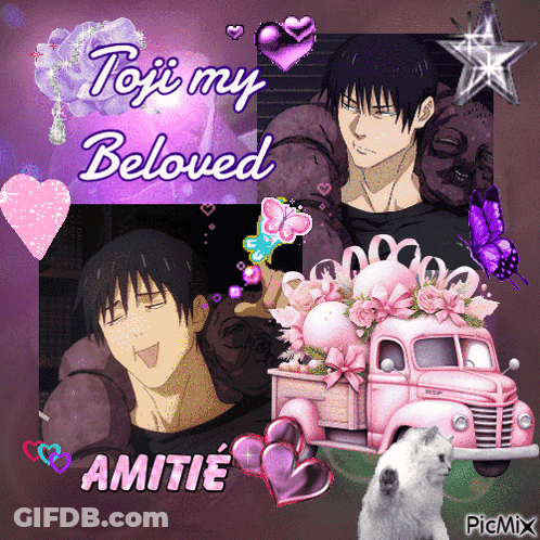 Toji My Beloved Anime Collage GIF