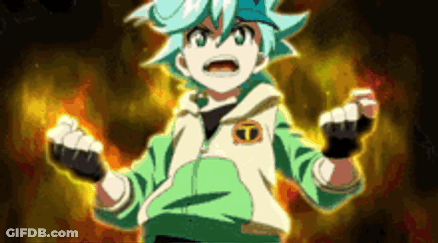 Toko Aoi Beyblade Summon GIF