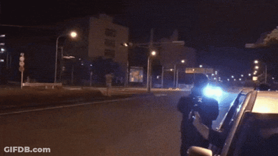 Tokyo Drift Speeding White Car Driving By GIF